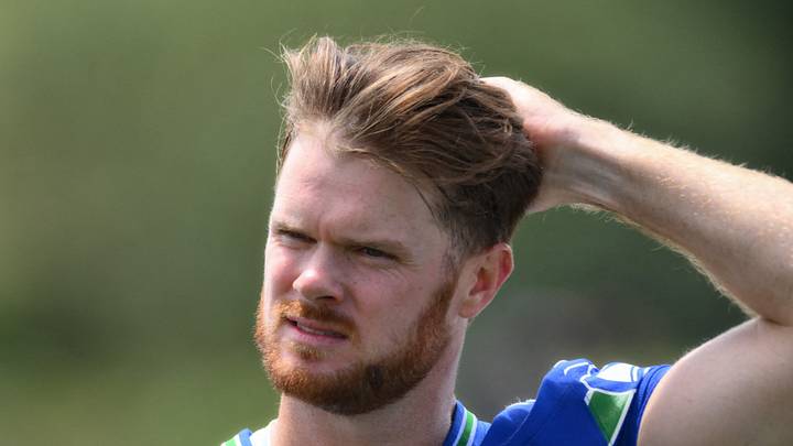 Seattle Seahawks quarterback Sam Darnold during training camp