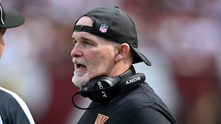 Washington Commanders head coach Dan Quinn