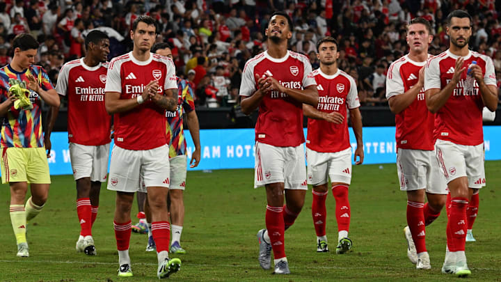 Arsenal play in front of the Emirates faithful for the first time this summer.