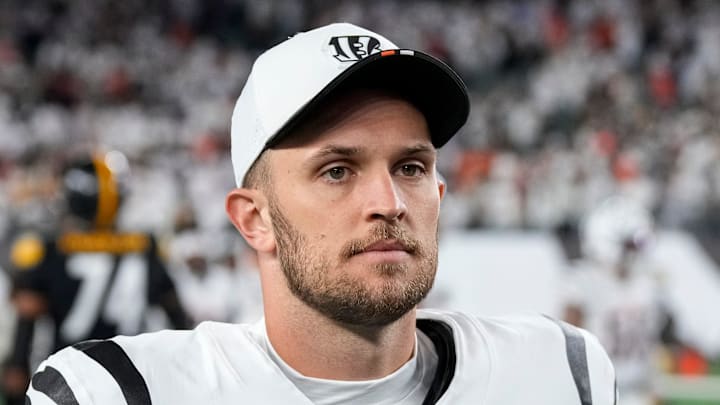 Jake Browning (6) walks for the locker room