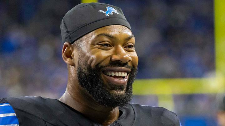 Detroit Lions defensive end Za'Darius Smith Detroit Lions defensive end Za'Darius Smith