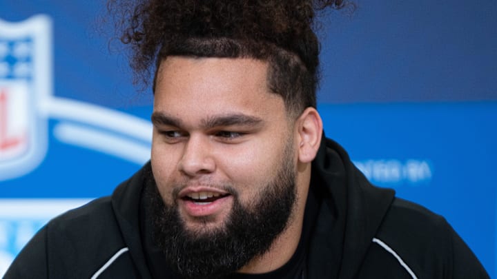 Missouri offensive lineman Keagen Trost (OL51). Mandatory Credit: Jacob Musselman-Imagn Images