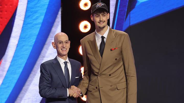 Adam Silver, Aday Mara - NBA Draft