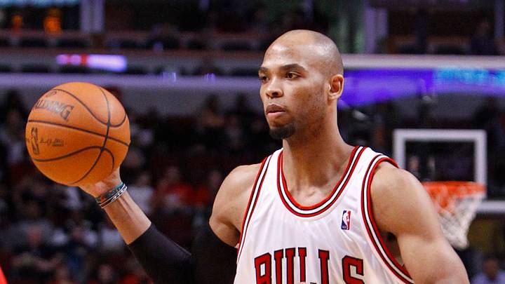 Feb 20, 2010; Chicago, IL, USA; Chicago Bulls forward Taj Gibson (22) dribbles the ball during the second half at the United Center. Chicago defeats Philadelphia 122-90. Mandatory Credit: Mike DiNovo-USA TODAY Sports Feb 20, 2010; Chicago, IL, USA; Chicago Bulls forward Taj Gibson (22) dribbles the ball during the second half at the United Center. Chicago defeats Philadelphia 122-90. Mandatory Credit: Mike DiNovo-USA TODAY Sports