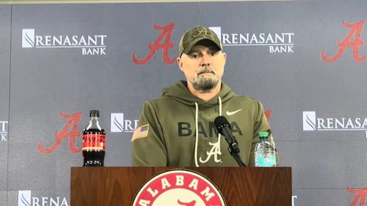 Alabama offensive coordinator Ryan Grubb. Alabama offensive coordinator Ryan Grubb.