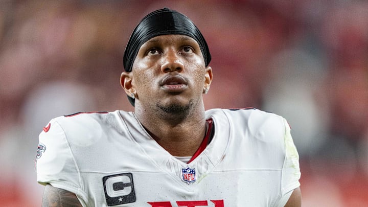 Atlanta Falcons quarterback Michael Penix Jr. after the game against the San Francisco 49ers at Levi's Stadium.