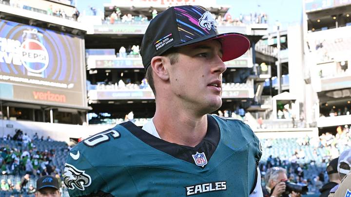 Philadelphia Eagles quarterback Tanner McKee Philadelphia Eagles quarterback Tanner McKee