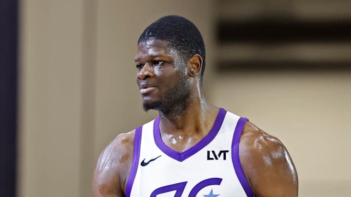 Former NBA draft lottery pick Mo Bamba during a G League game with the Salt Lake City Stars.