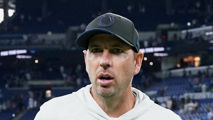 Indianapolis Colts head coach Shane Steichen walks off the field Indianapolis Colts head coach Shane Steichen walks off the field
