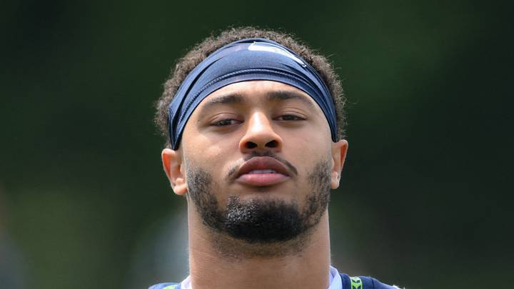Seattle Seahawks wide receiver Jaxon Smith-Njigba during training camp at Virginia Mason Athletic Center. Seattle Seahawks wide receiver Jaxon Smith-Njigba during training camp at Virginia Mason Athletic Center.