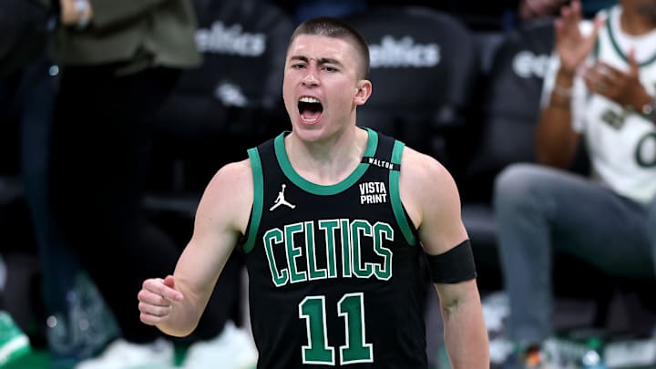 Boston Celtics guard Payton Pritchard (11).