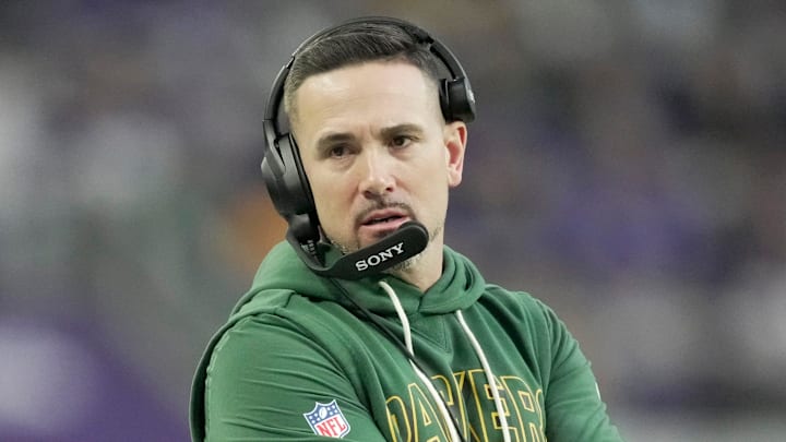 Green Bay Packers head coach Matt Lafleur Green Bay Packers head coach Matt Lafleur