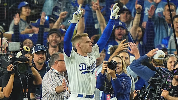Freeman revels in the glow of his instantly iconic grand slam.