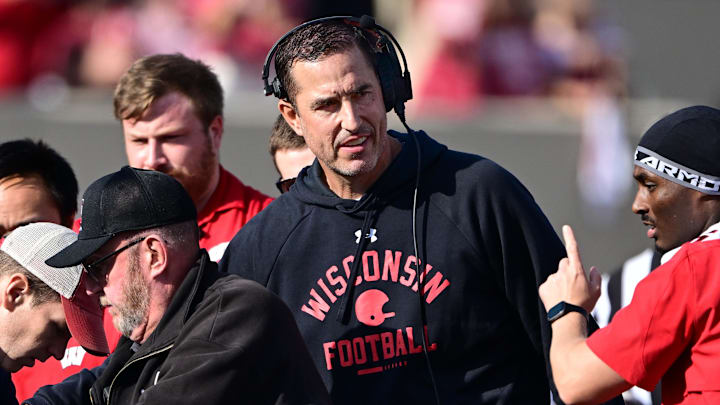 Wisconsin Badgers head coach Luke Fickell is taking a slightly different approach in the transfer portal this winter
