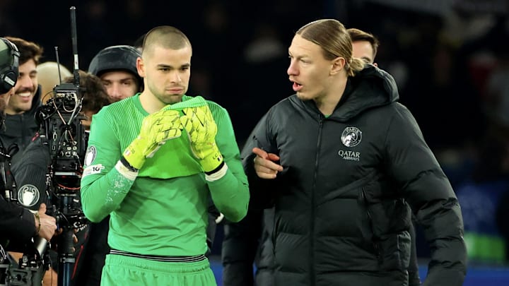 Lucas Chevalier et Matvey Safonov - Paris Saint-Germain