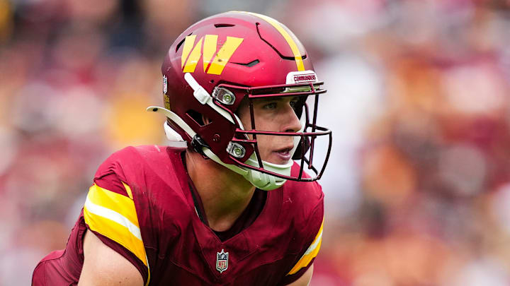 Washington Commanders wide receiver Luke McCaffrey