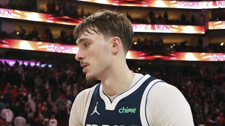 Houston Rockets guard Amen Thompson and Dallas Mavericks forward Cooper Flagg.