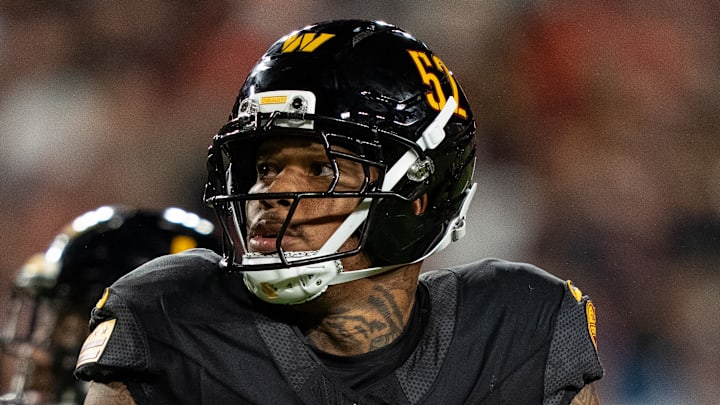 Washington Commanders defensive end Preston Smith Washington Commanders defensive end Preston Smith