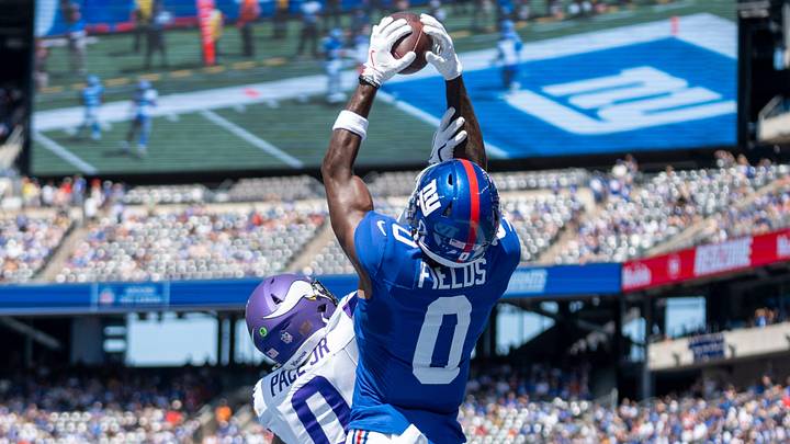 New York Giants - wide receiver Malachi Fields New York Giants - wide receiver Malachi Fields