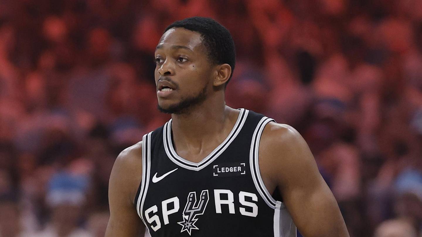 De'Aaron Fox's Wife Recee Reps Spurs in Custom Shirt Before Game 7 vs Thunder