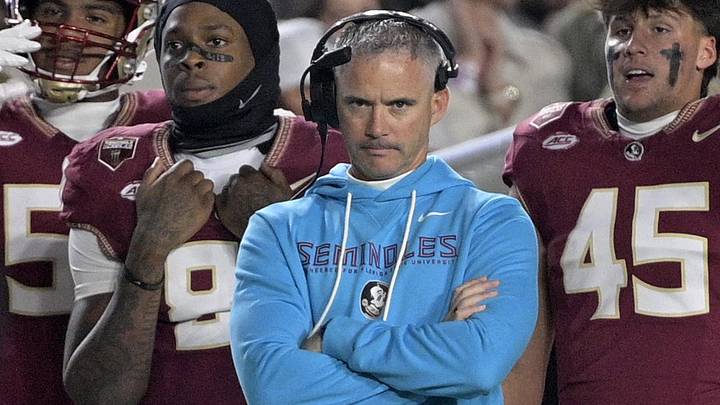 Florida State Seminoles head coach Mike Norvell