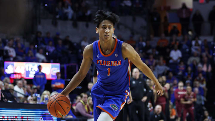 Florida Gators guard Xaivian Lee shot 1-for-10 from deep in the win over Florida State. Florida Gators guard Xaivian Lee shot 1-for-10 from deep in the win over Florida State.