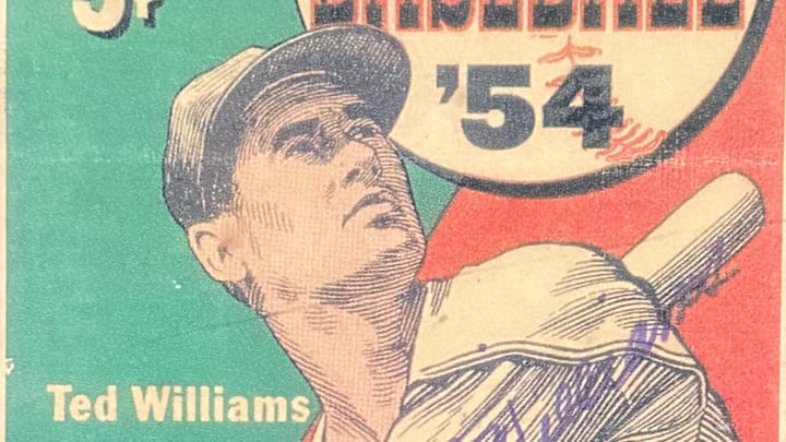 1954 Topps advertising poster 1954 Topps advertising poster