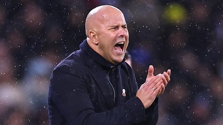 Arne Slot has struggled in his second season on Liverpool’s touchline.