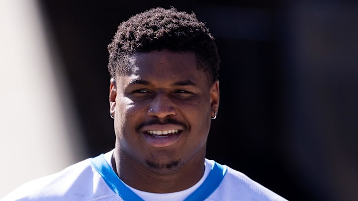 Carolina Panthers defensive tackle Jaden Crumedy