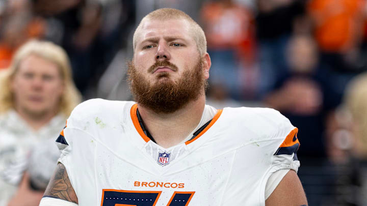Denver Broncos guard Ben Powers Denver Broncos guard Ben Powers