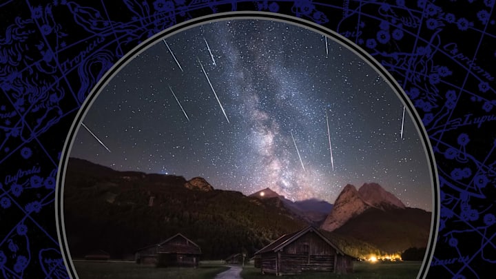 The Orionid meteor shower peaks in late October.