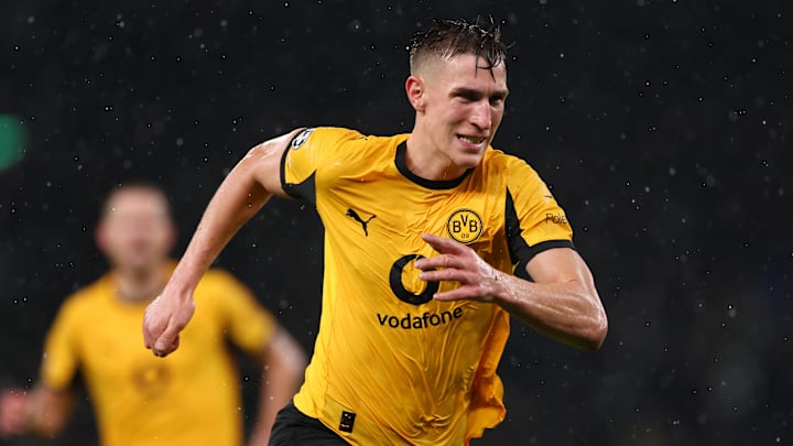 Nico Schlotterbeck im Einsatz für den BVB in der Champions League