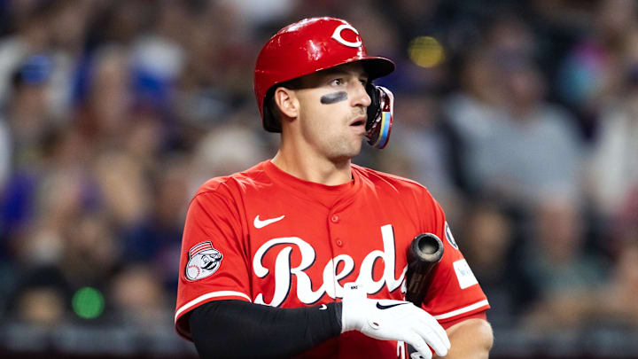 Cincinnati Reds infielder Spencer Steer
