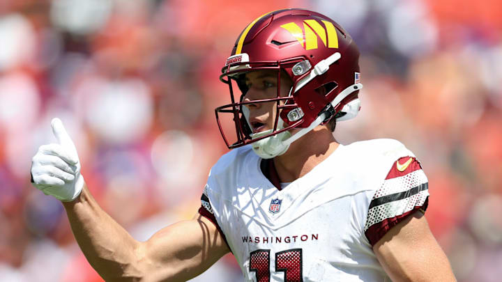 Washington Commanders wide receiver Luke McCaffrey Washington Commanders wide receiver Luke McCaffrey