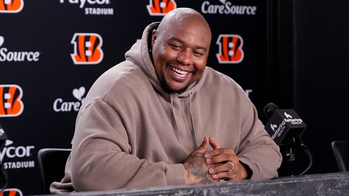 Newly signed Cincinnati Bengals defense tackle Dexter Lawrence