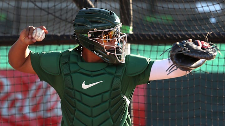 Daytona Tortugas catcher Alfredo Duno Daytona Tortugas catcher Alfredo Duno