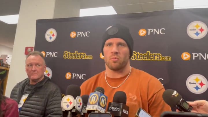 Pittsburgh Steelers linebacker T.J. Watt on Jan. 13, 2025.