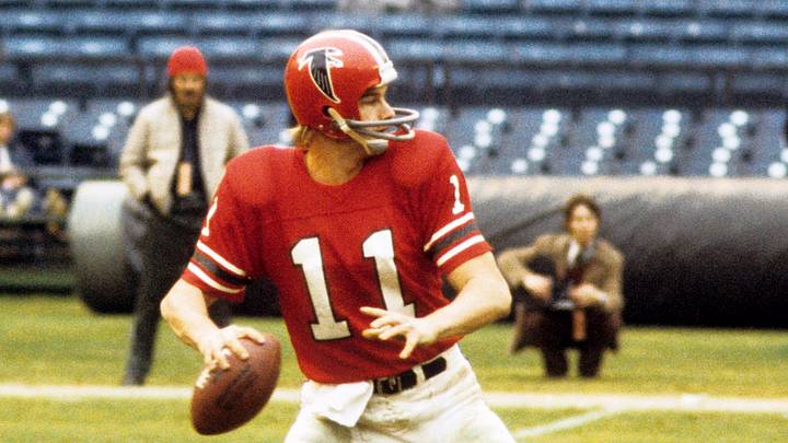 Atlanta Falcons quarterback Kim McQuilken 