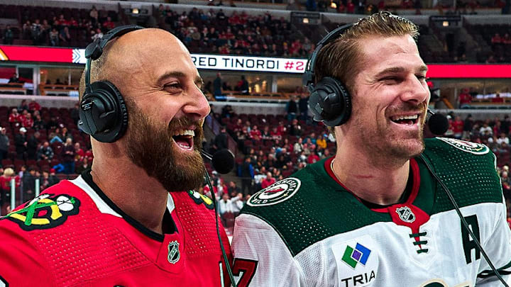 Brothers Nick and Marcus Foligno are teammates on the Wild after Minnesota acquired Chicago's captain at the 2026 NHL trade deadline. 