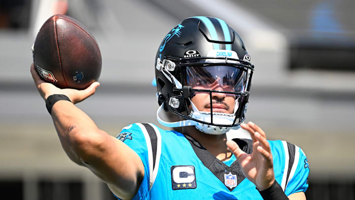 Carolina Panthers quarterback Bryce Young