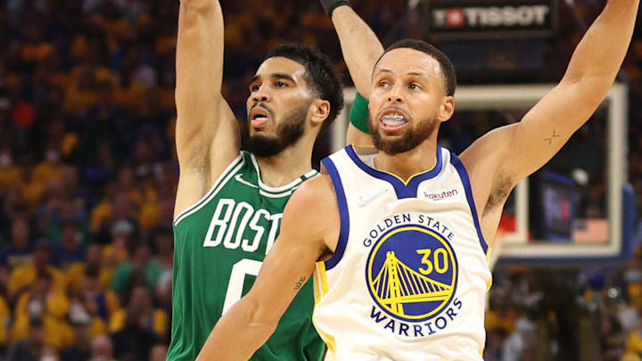 Boston Celtics, Jayson Tatum, Jaylen Brown, Stephen Curry, Klay Thompson