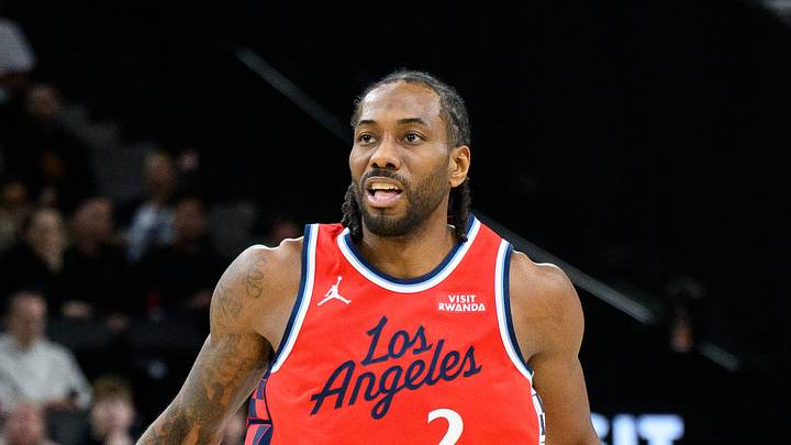 Apr 2, 2026; Inglewood, California, USA; Los Angeles Clippers forward Kawhi Leonard (2) watches his shot during the first half against the San Antonio Spurs at Intuit Dome. Mandatory Credit: William Liang-Imagn Images Apr 2, 2026; Inglewood, California, USA; Los Angeles Clippers forward Kawhi Leonard (2) watches his shot during the first half against the San Antonio Spurs at Intuit Dome. Mandatory Credit: William Liang-Imagn Images