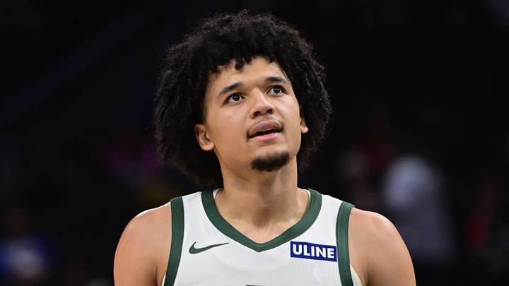 Milwaukee Bucks guard Brayden Burries (0) at Fiserv Forum on October 14, 2026.