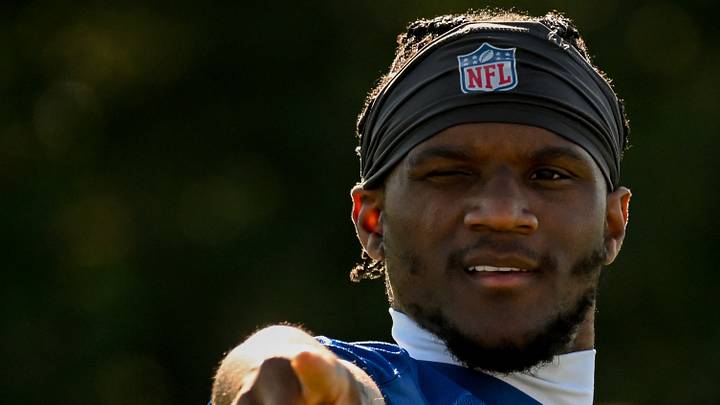 Indianapolis Colts cornerback Charvarius Ward Sr. on day two of training camp at Grand Park Sports Campus.