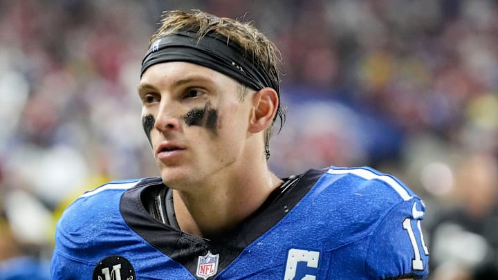 Indianapolis Colts wide receiver Alec Pierce leaves the field