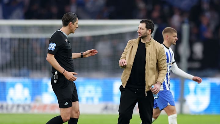 Deniz Aytekin mit Sandro Schwarz