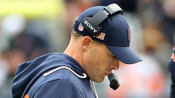 Chicago Bears head coach Ben Johnson