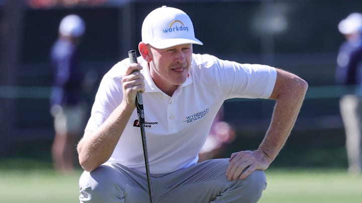 Brandt Snedeker switched to a mallet putter recently and saw plenty of putts go in Thursday at the Copperhead course.
