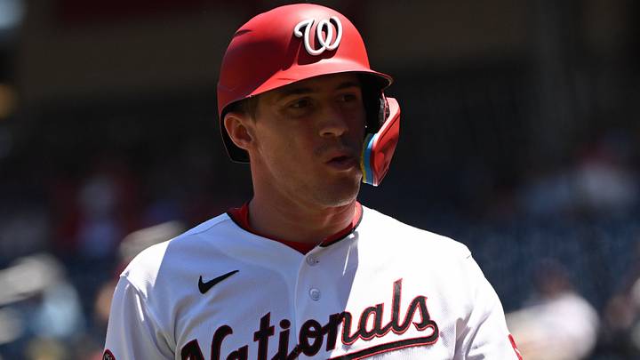 Washington Nationals center fielder Jacob Young Washington Nationals center fielder Jacob Young