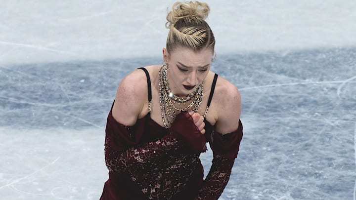 Team USA’s Amber Glenn posted an uplifting picture on Instagram after her tough performance. Team USA’s Amber Glenn posted an uplifting picture on Instagram after her tough performance.